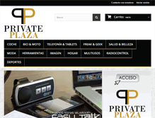 Tablet Screenshot of privateplaza.com